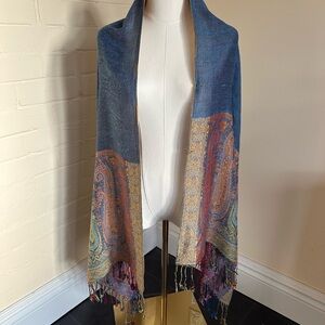Two paisley shawls in One!